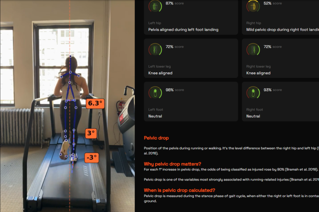 Running analysis at Paspa Physical Therapy in Manhattan, NY.