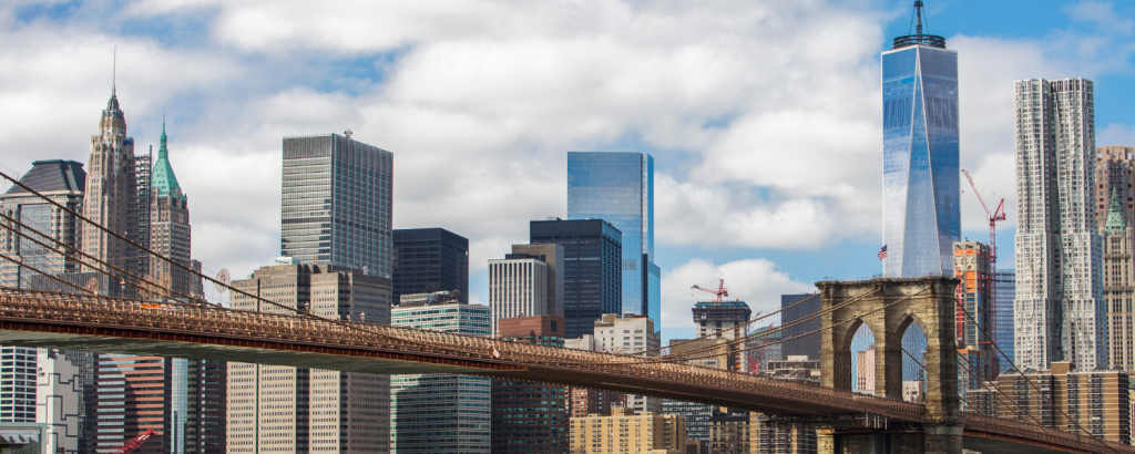 Hudson Yards, New York skyline.